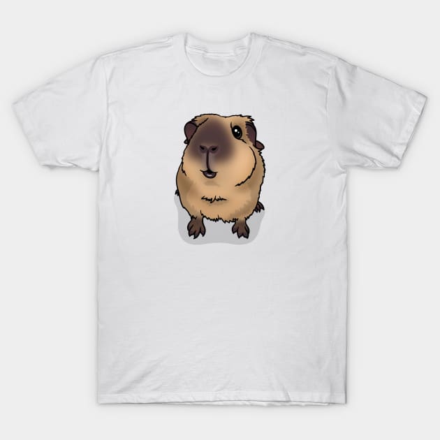 Cream California Guinea Pig T-Shirt by Kats_guineapigs